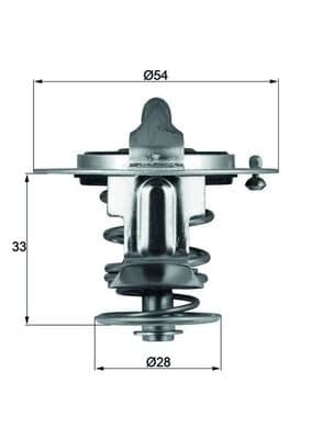 MAHLE TX 72 82 Termostatas