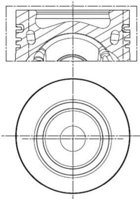 MAHLE 028 PI 00154 000 Stūmoklis