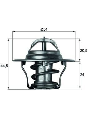MAHLE TX 4 83D Termostatas