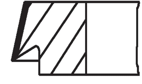 MAHLE 081 76 N0 Stūmoklio žiedų komplektas