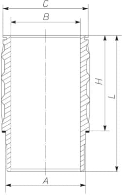 Cilindro įvorė — MAHLE 061 WN 17 01