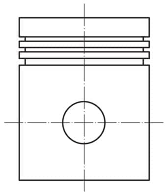 MAHLE 022 27 00 Stūmoklis