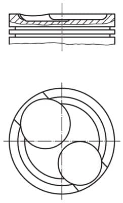 MAHLE 011 26 11 Stūmoklis