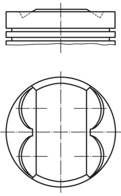 MAHLE 081 PI 00106 000 Stūmoklis