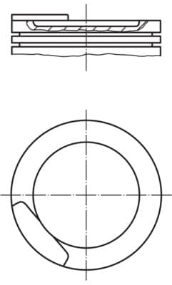 MAHLE 011 08 12 Stūmoklis