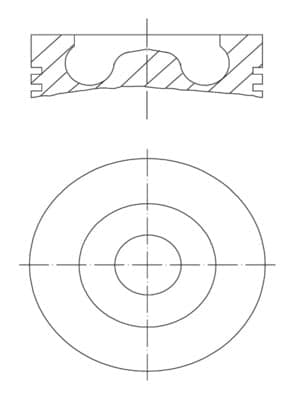 MAHLE 028 16 01 Stūmoklis