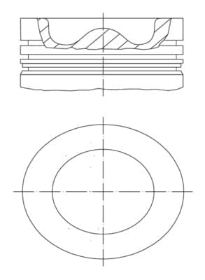 Stūmoklis — MAHLE 061 PI 00111 000
