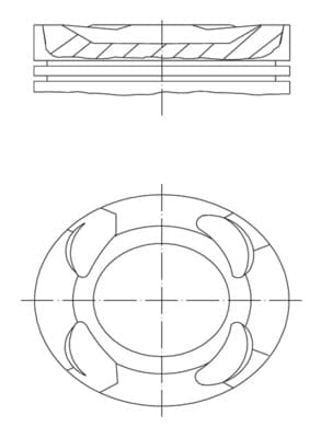 MAHLE 081 PI 00109 000 Stūmoklis