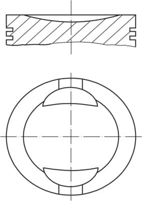 MAHLE 009 36 00 Stūmoklis