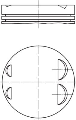 MAHLE 083 16 00 Stūmoklis
