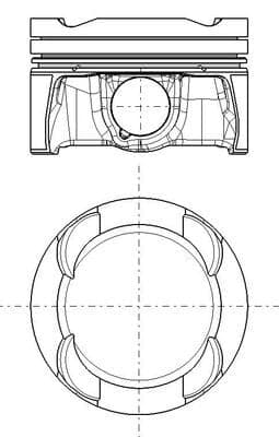 MAHLE 081 PI 00132 000 Stūmoklis