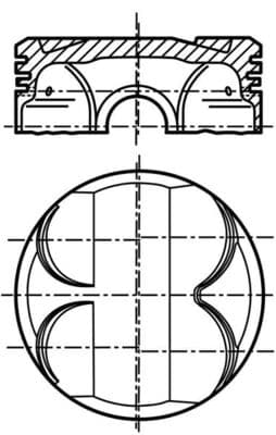 MAHLE 081 PI 00111 000 Stūmoklis