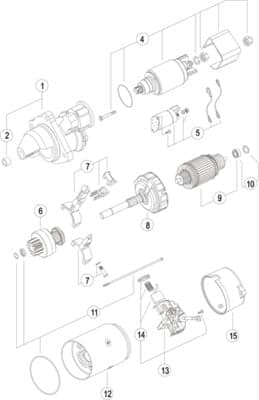 Starteris — MAHLE MS 289