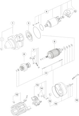 Starteris — MAHLE MS 193