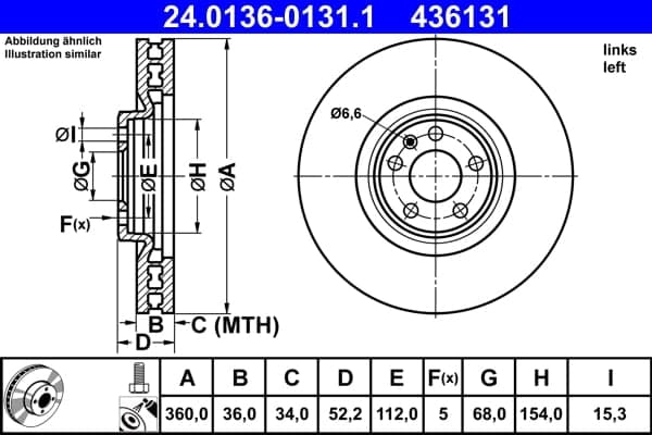 Brake rotor image