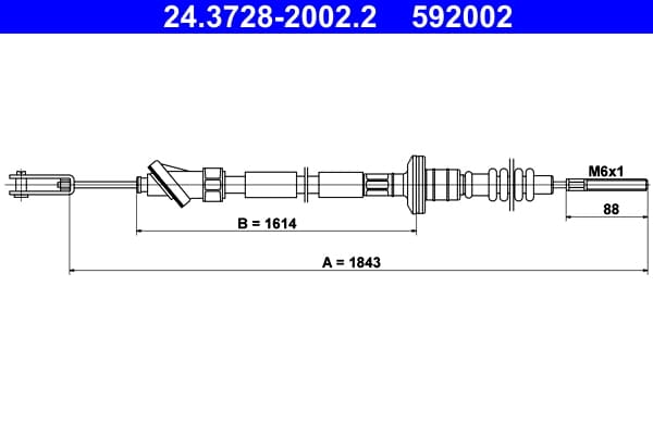 ATE 24.3728-2002.2 Sankabos trosas