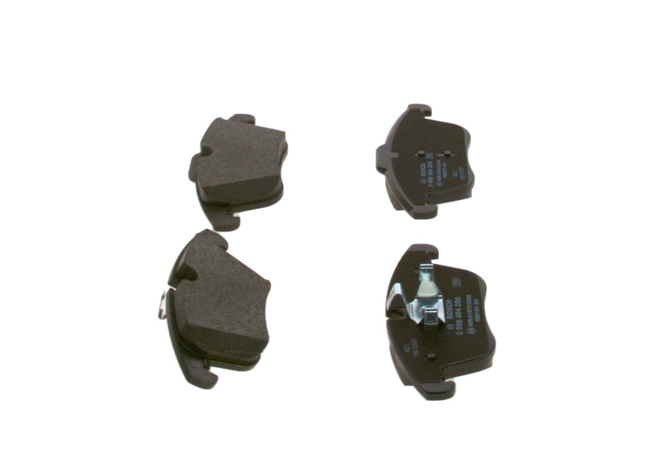 Stabdžių kaladėlių komplektas — BOSCH 0 986 494 209