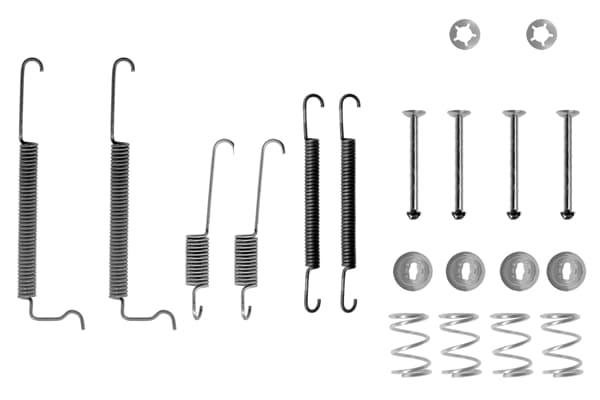 BOSCH 1 987 475 122 Būgninių stabdžių kaladėlių priedų komplektas