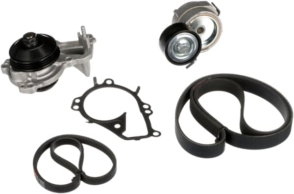 GATES KP136PK1070 Vandens siurblys + V formos rumbuotas diržas, komplektas