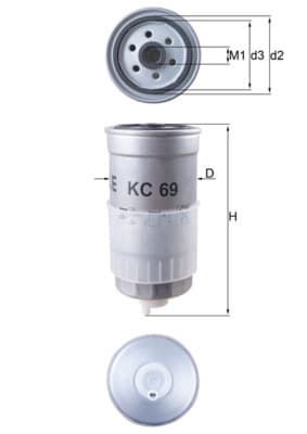 Kuro filtras — KNECHT KC 69