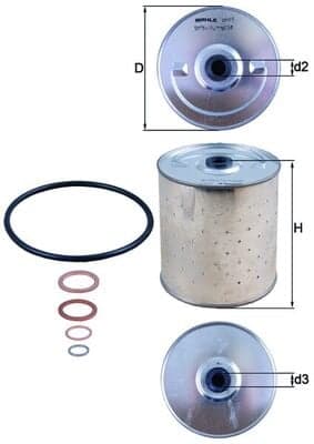Alyvos filtras — KNECHT OX 85D