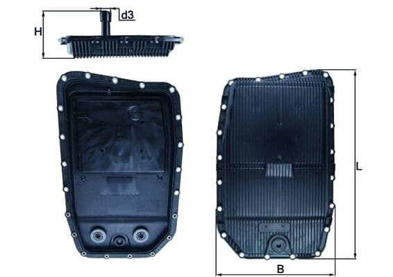 Alyvos karteris, automatinė transmisija — KNECHT HX 152