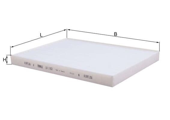 Salono filtras — KNECHT LA 1163