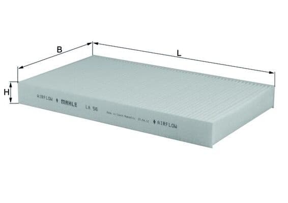 Salono filtras — KNECHT LA 56