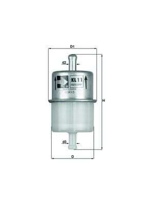 Kuro filtras — KNECHT KL 11 OF