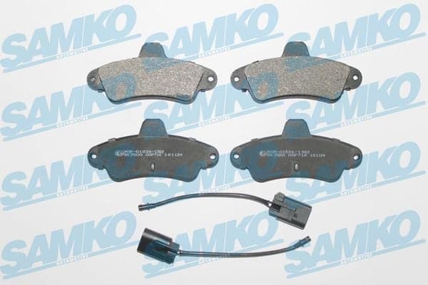 Stabdžių kaladėlių komplektas — SAMKO 5SP716