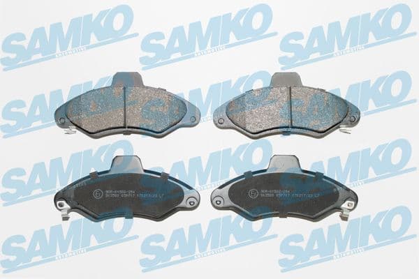 SAMKO 5SP717 Stabdžių kaladėlių komplektas