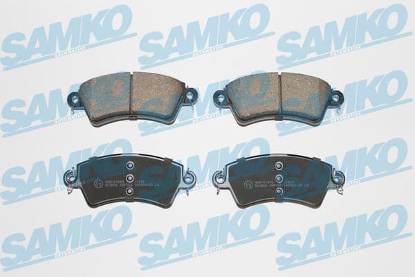 Stabdžių kaladėlių komplektas — SAMKO 5SP766