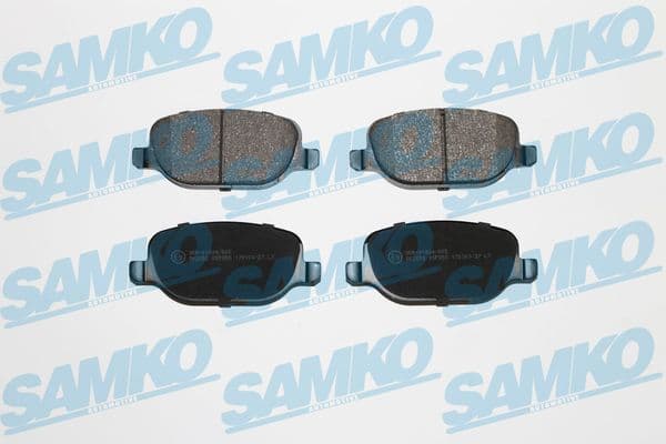 SAMKO 5SP855 Stabdžių kaladėlių komplektas