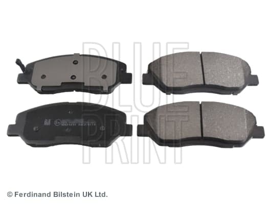 Stabdžių kaladėlių komplektas — BLUE PRINT ADG04291