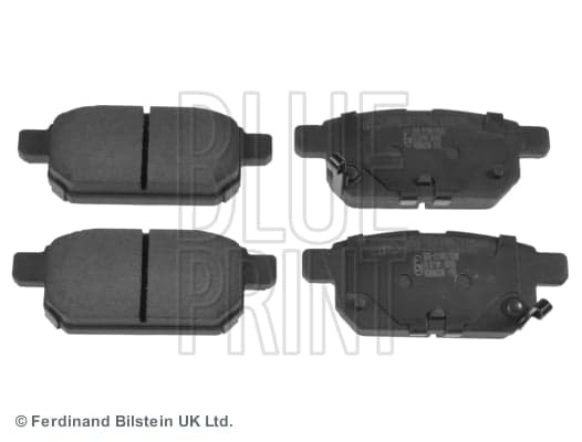 Stabdžių kaladėlių komplektas — BLUE PRINT ADK84238
