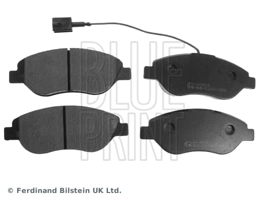 Stabdžių kaladėlių komplektas — BLUE PRINT ADL144203