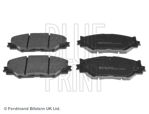 Stabdžių kaladėlių komplektas — BLUE PRINT ADT342163