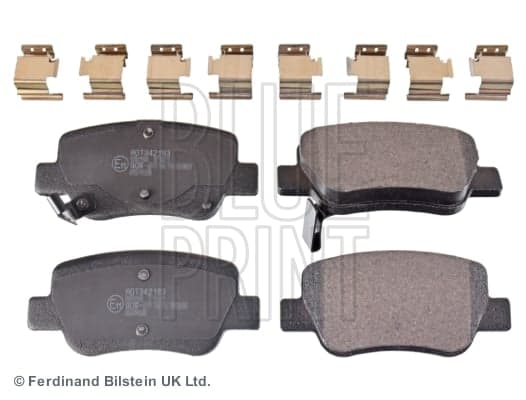 Stabdžių kaladėlių komplektas — BLUE PRINT ADT342183