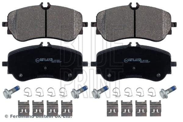 Stabdžių kaladėlių komplektas — BLUE PRINT ADV184264