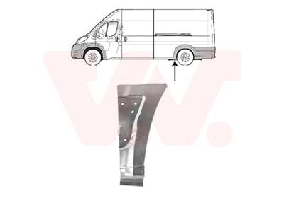 VAN WEZEL 0982141 Šoninis skydas