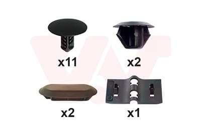 VAN WEZEL 1557797 Gaubtas montavimo komplektas
