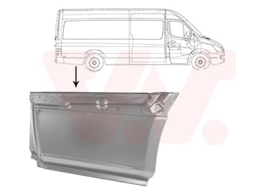 VAN WEZEL 2978144 Šoninis skydas