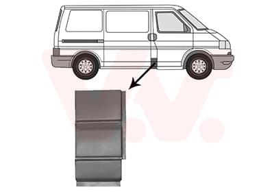 VAN WEZEL 5874116 Šoninis skydas