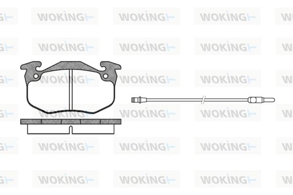 Brake pad set image