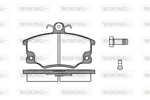 Brake pad set image