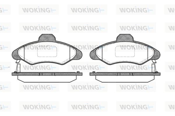 Brake pad set image