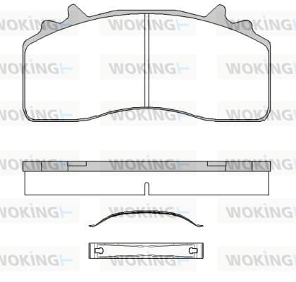 Brake pad set image