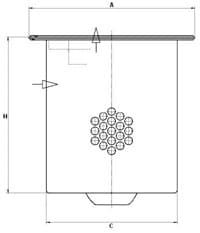 MANN-FILTER LE 24 003 x Filtras, suspausto oro įranga