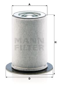 MANN-FILTER LE 15 002 Filtras, suspausto oro įranga