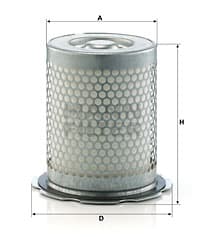 MANN-FILTER LE 11 002 x Filtras, suspausto oro įranga